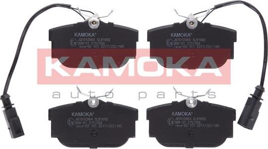 Kamoka JQ1012964 - Тормозные колодки, дисковые, комплект avtokuzovplus.com.ua