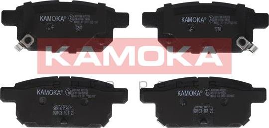 Kamoka JQ101300 - Тормозные колодки, дисковые, комплект autodnr.net