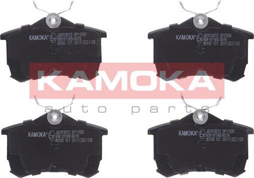 Kamoka JQ1013012 - Тормозные колодки, дисковые, комплект autodnr.net
