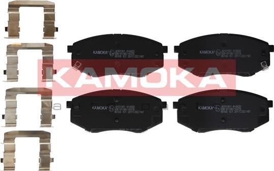 Kamoka JQ101301 - Тормозные колодки, дисковые, комплект avtokuzovplus.com.ua