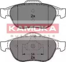 Kamoka JQ1013082 - Гальмівні колодки, дискові гальма autocars.com.ua
