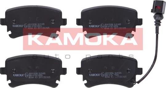 Kamoka JQ1013288 - Тормозные колодки, дисковые, комплект avtokuzovplus.com.ua