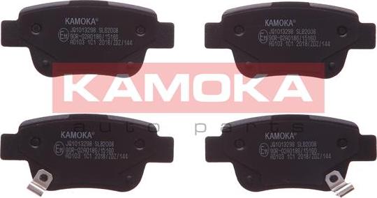 Kamoka JQ1013298 - Тормозные колодки, дисковые, комплект avtokuzovplus.com.ua