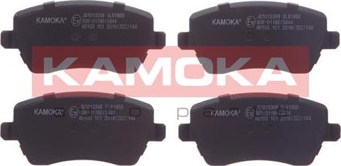 Kamoka JQ1013398 - Тормозные колодки, дисковые, комплект autodnr.net