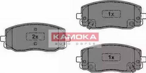 Kamoka JQ1013566 - Тормозные колодки, дисковые, комплект avtokuzovplus.com.ua