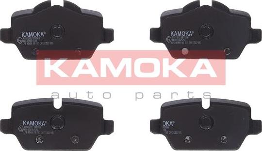 Kamoka JQ1013612 - Гальмівні колодки, дискові гальма autocars.com.ua