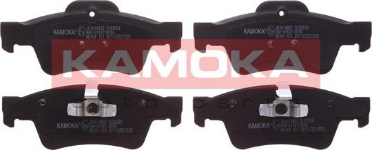 Kamoka JQ1013662 - Тормозные колодки, дисковые, комплект avtokuzovplus.com.ua