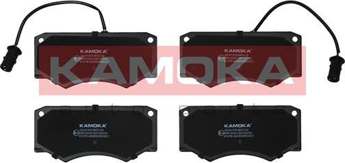 Kamoka JQ101370 - Тормозные колодки, дисковые, комплект avtokuzovplus.com.ua