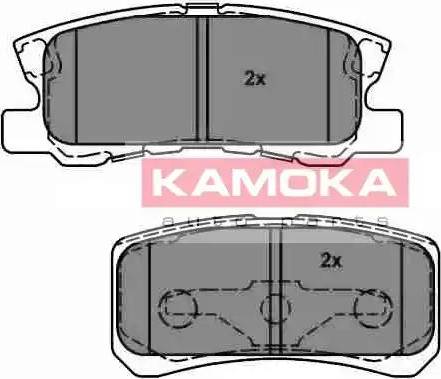 Kamoka JQ1013810 - Гальмівні колодки, дискові гальма autocars.com.ua