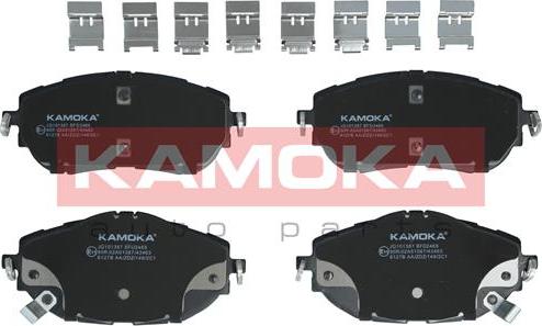 Kamoka JQ101387 - Тормозные колодки, дисковые, комплект avtokuzovplus.com.ua