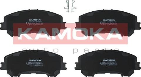 Kamoka JQ101411 - Тормозные колодки, дисковые, комплект avtokuzovplus.com.ua