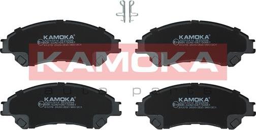 Kamoka JQ101414 - Гальмівні колодки, дискові гальма autocars.com.ua