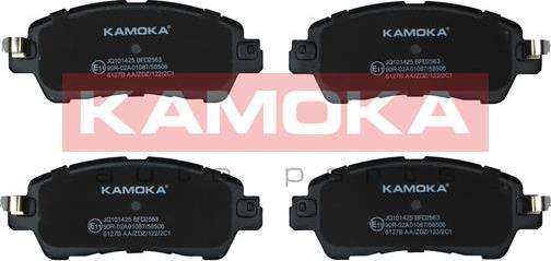 Kamoka JQ101425 - Тормозные колодки, дисковые, комплект avtokuzovplus.com.ua