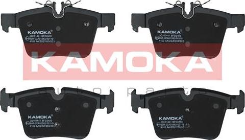 Kamoka JQ101441 - Тормозные колодки, дисковые, комплект avtokuzovplus.com.ua