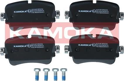 Kamoka JQ101497 - Тормозные колодки, дисковые, комплект autodnr.net