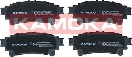 Kamoka JQ101511 - Тормозные колодки, дисковые, комплект autodnr.net