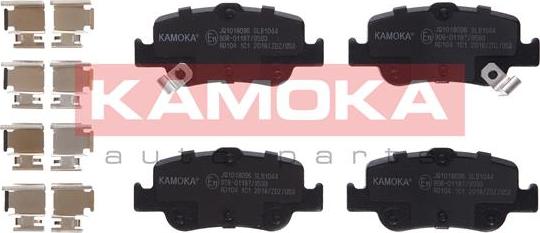 Kamoka JQ1018096 - Гальмівні колодки, дискові гальма autocars.com.ua