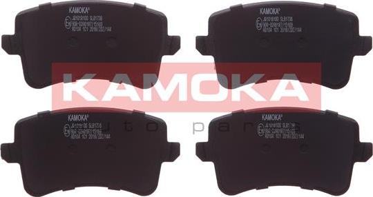 Kamoka JQ1018100 - Тормозные колодки, дисковые, комплект avtokuzovplus.com.ua