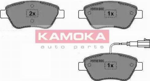 Kamoka JQ1018114 - Гальмівні колодки, дискові гальма autocars.com.ua