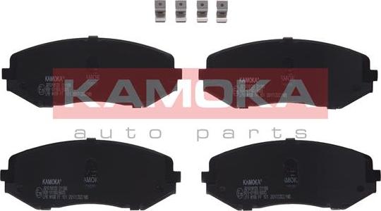 Kamoka JQ1018120 - Гальмівні колодки, дискові гальма autocars.com.ua