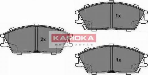 Kamoka JQ1018152 - Тормозные колодки, дисковые, комплект autodnr.net