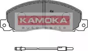 Kamoka JQ101828 - Гальмівні колодки, дискові гальма autocars.com.ua