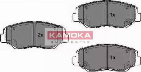 Kamoka JQ1018296 - Гальмівні колодки, дискові гальма autocars.com.ua