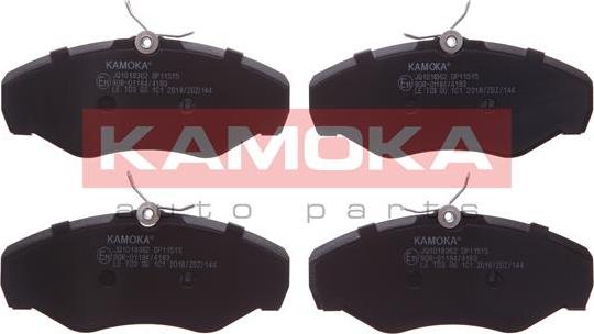Kamoka JQ1018362 - Тормозные колодки, дисковые, комплект avtokuzovplus.com.ua
