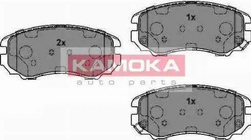 Kamoka JQ1018500 - Гальмівні колодки, дискові гальма autocars.com.ua