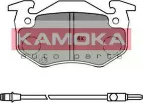 Kamoka JQ101880 - Гальмівні колодки, дискові гальма autocars.com.ua