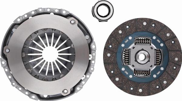 Kamoka KC263 - Комплект зчеплення autocars.com.ua