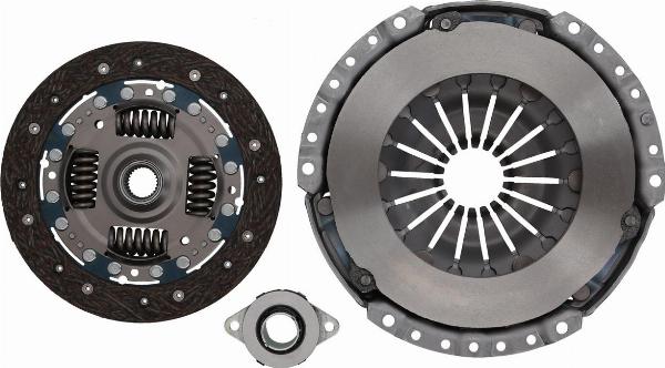 Kamoka KC280 - Комплект зчеплення autocars.com.ua