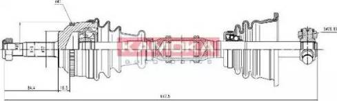 Kamoka RN1138909A - Приводний вал autocars.com.ua