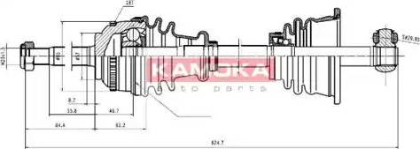 Kamoka RN1138913A - Приводний вал autocars.com.ua