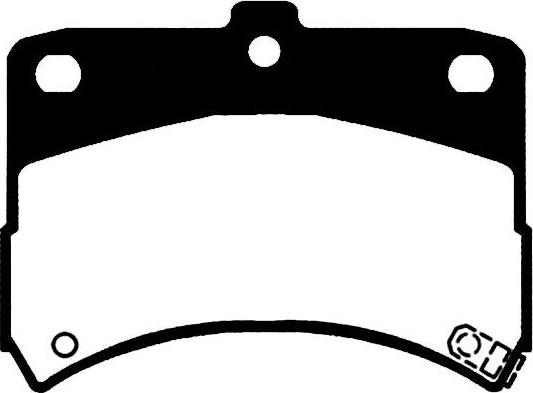 Kavo Parts BP-1513 - Гальмівні колодки, дискові гальма autocars.com.ua