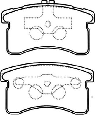 Kavo Parts BP-1516 - Гальмівні колодки, дискові гальма autocars.com.ua