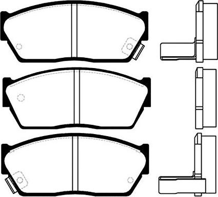 Remsa BPM0147.02 - Тормозные колодки, дисковые, комплект autodnr.net