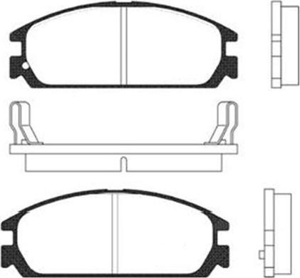 Kavo Parts BP-2008 - Гальмівні колодки, дискові гальма autocars.com.ua