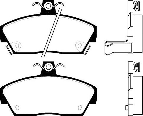 Kavo Parts BP-2013 - Гальмівні колодки, дискові гальма autocars.com.ua