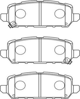 Kavo Parts BP-2069 - Гальмівні колодки, дискові гальма autocars.com.ua