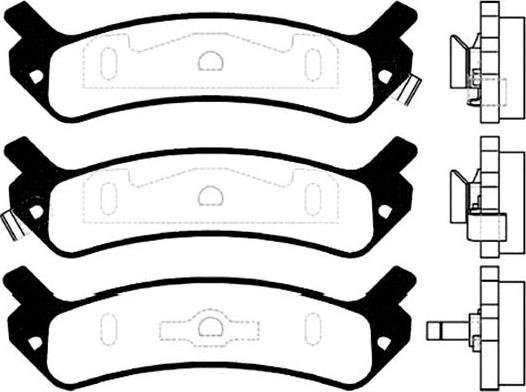 Kavo Parts BP-3009 - Тормозные колодки, дисковые, комплект avtokuzovplus.com.ua