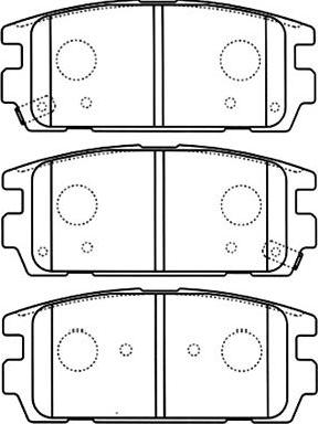 Kavo Parts BP-3022 - Гальмівні колодки, дискові гальма autocars.com.ua