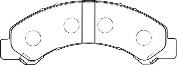 Kavo Parts BP-3513 - Гальмівні колодки, дискові гальма autocars.com.ua