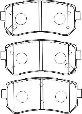 Kavo Parts BP-4018 - Гальмівні колодки, дискові гальма autocars.com.ua