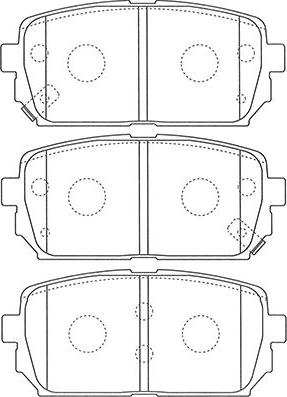 Kavo Parts BP-4023 - Гальмівні колодки, дискові гальма autocars.com.ua