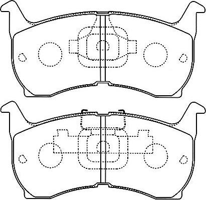 Kavo Parts BP-4503 - Тормозные колодки, дисковые, комплект avtokuzovplus.com.ua