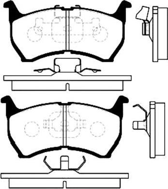 Kavo Parts BP-4505 - Тормозные колодки, дисковые, комплект avtokuzovplus.com.ua