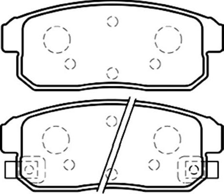 Kavo Parts BP-4559 - Гальмівні колодки, дискові гальма autocars.com.ua