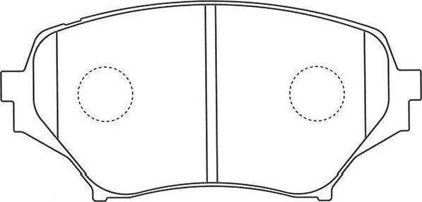 Kavo Parts BP-4563 - Тормозные колодки, дисковые, комплект autodnr.net