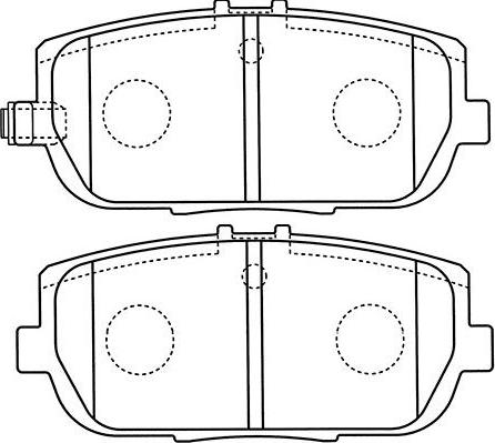 Kavo Parts BP-4564 - Тормозные колодки, дисковые, комплект avtokuzovplus.com.ua